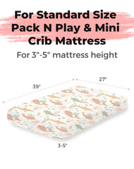Woodiville Aqua Wonders ocean pattern sheet provides breathable comfort for naps.