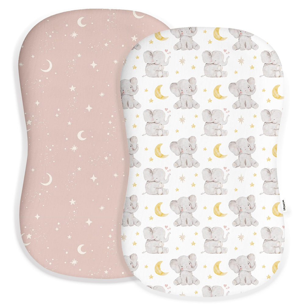 Woodiville Elephant Dream cover with soft, breathable fabric for baby comfort.