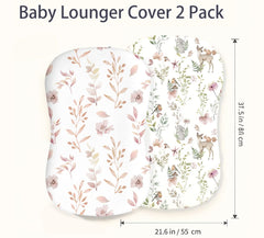 Woodiville lounger cover envelope-closure for quick changes and snug fit