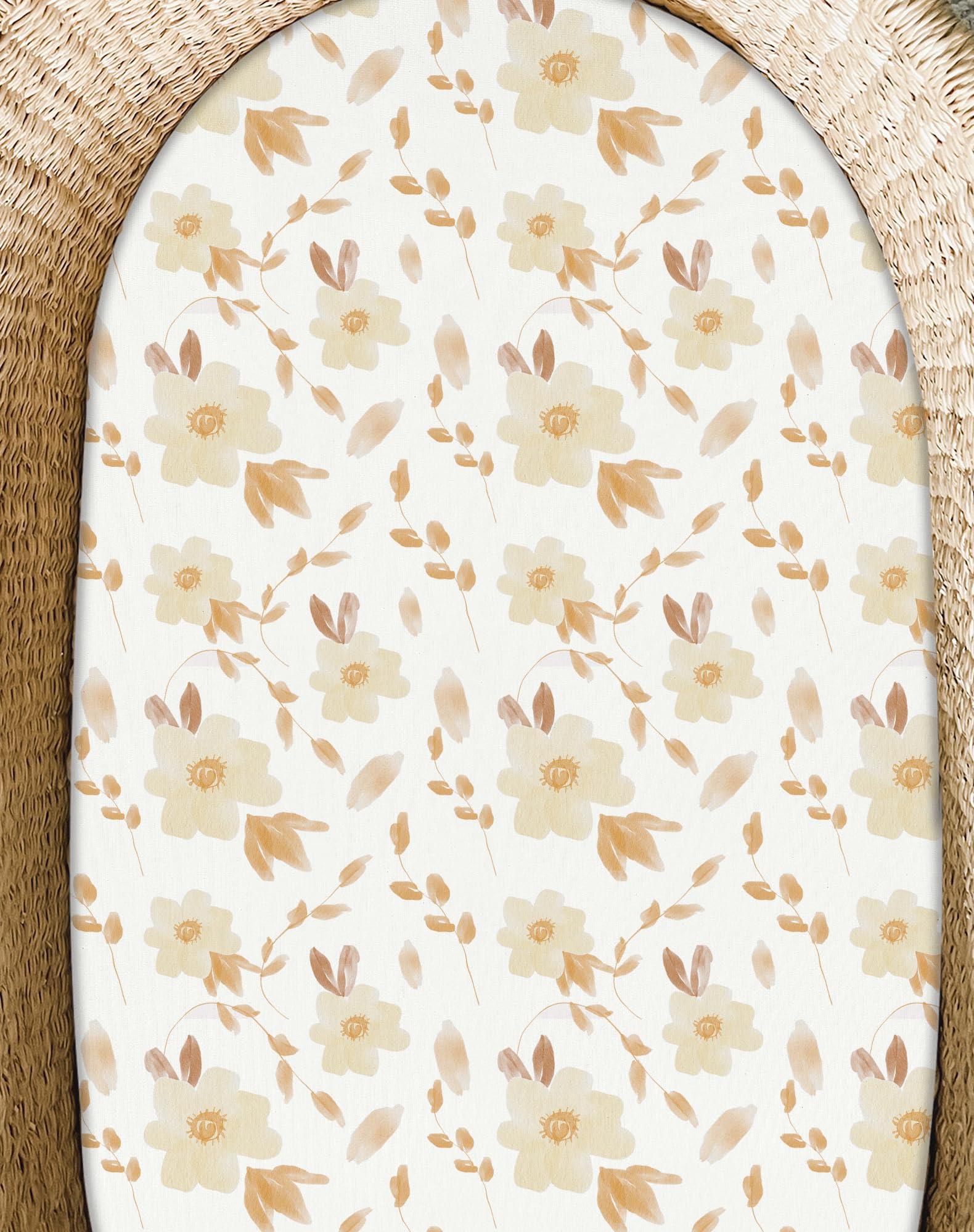 Woodiville Bassinet Sheets Honeybee Dreams creates a calm sleep space