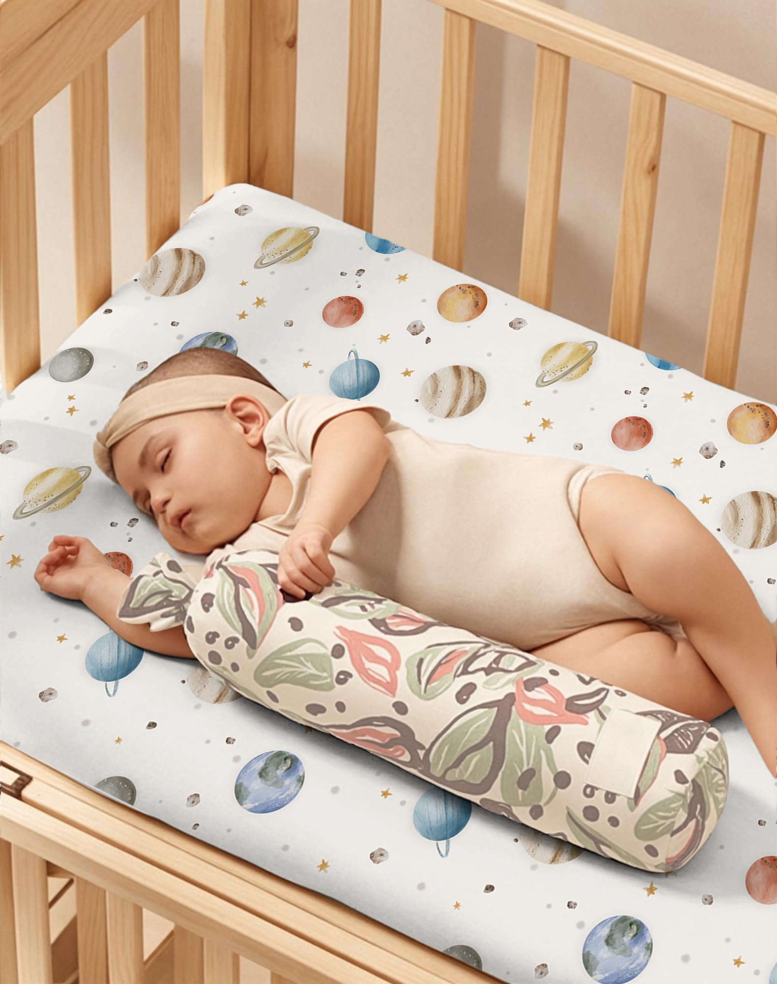 Woodiville Daisy Check unisex pattern fits any nursery theme