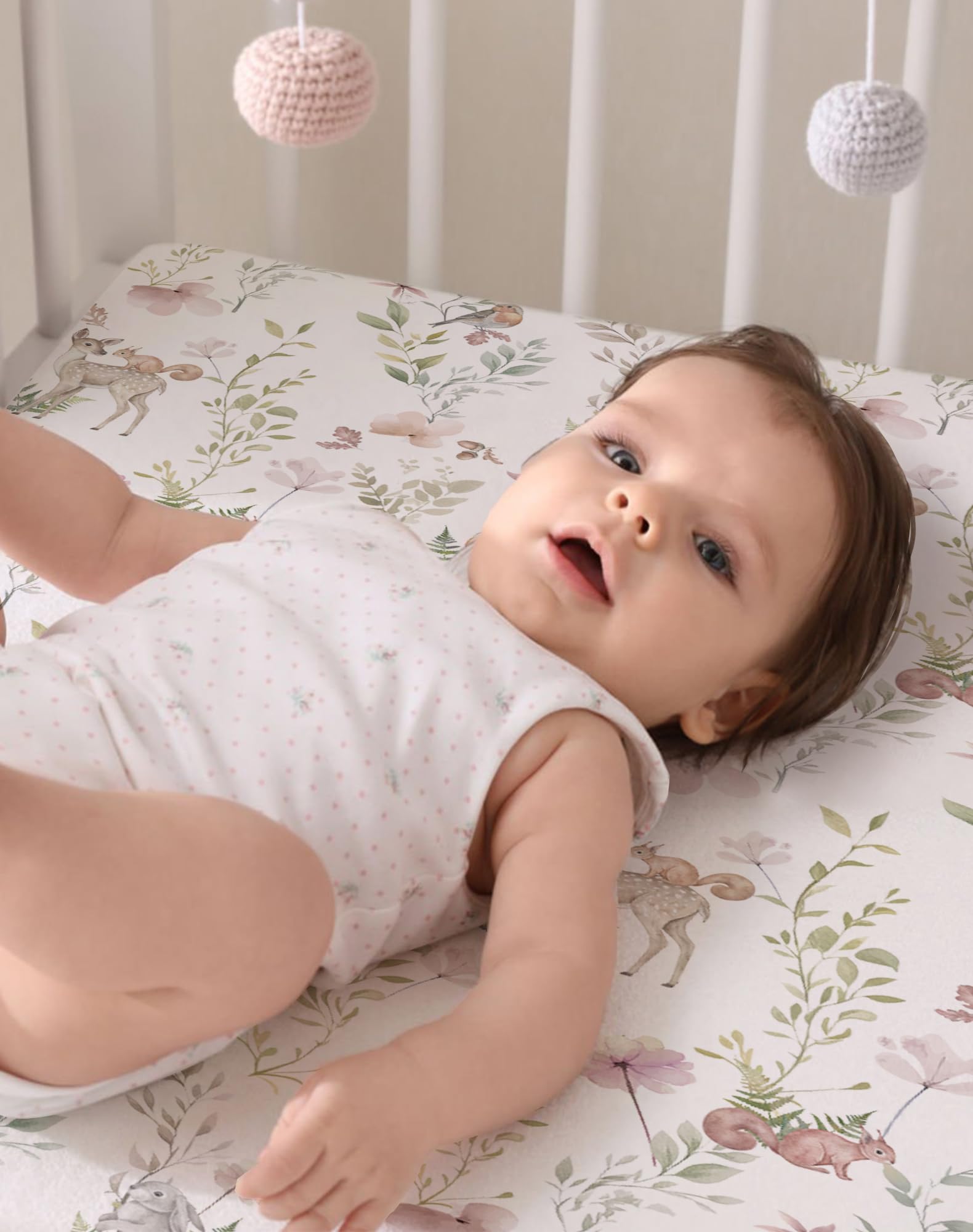 Woodiville gift-ready pack n play sheets ideal for new parents.