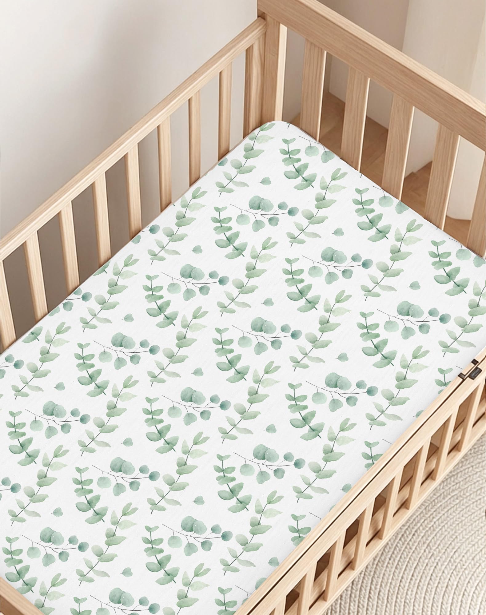 Woodiville Jungle Journey machine washable crib sheet stays soft after washing