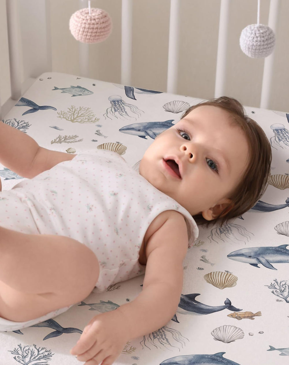 Woodiville machine washable pack n play sheets, easy care and travel friendly.