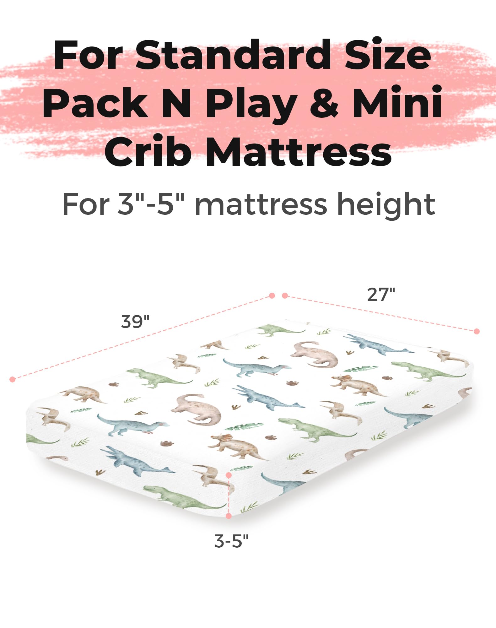 Woodiville mini crib sheets in starry ocean print for breathable softness