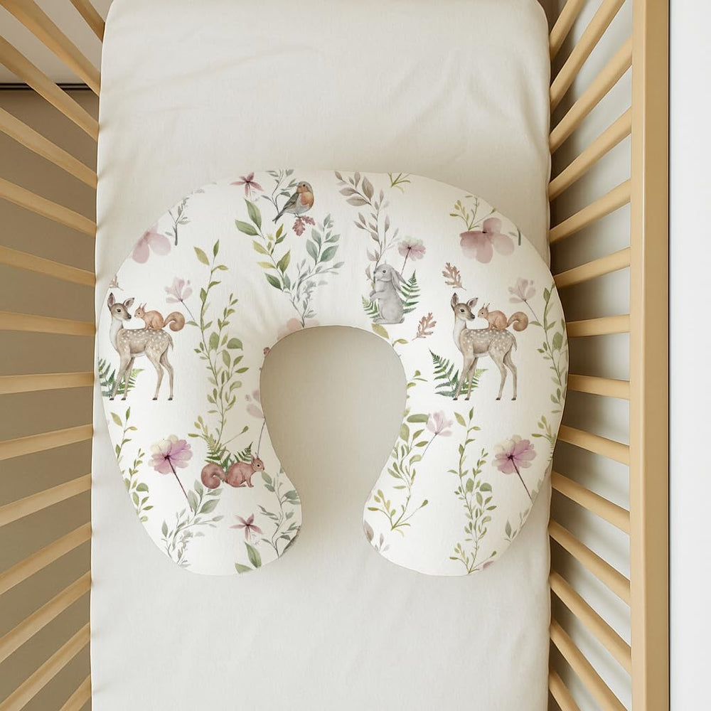 Woodiville nursing pillow cover 2-pack for quick changes during spit-up