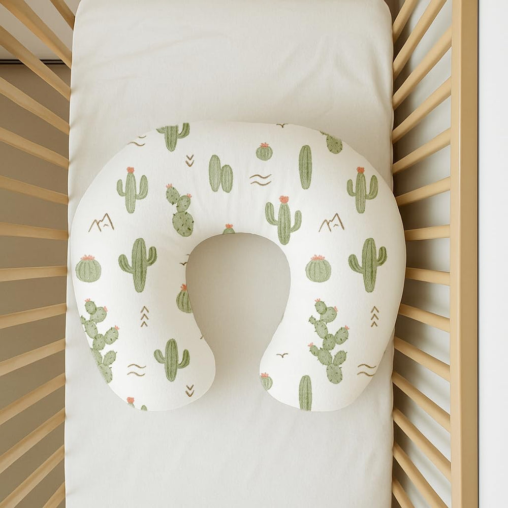 Woodiville nursing pillow cover 25x18 in: fits most U-shaped pillows securely.