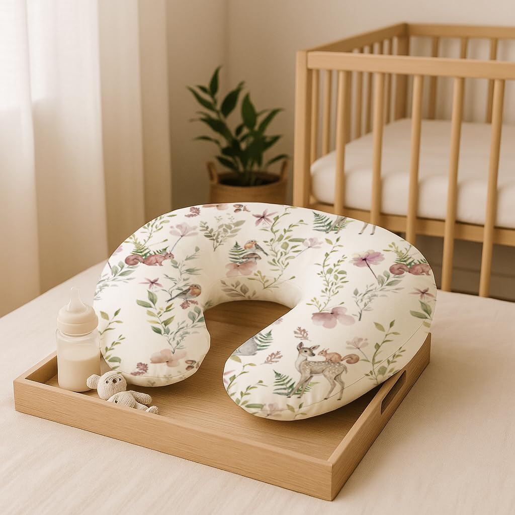 Woodiville nursing pillow cover nursery-friendly aesthetic for any space