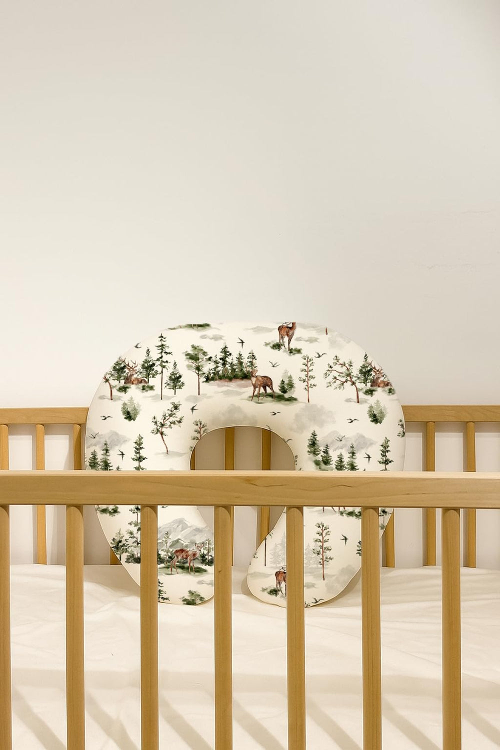 Woodiville nursing pillow cover ideal gift for baby showers and registries
