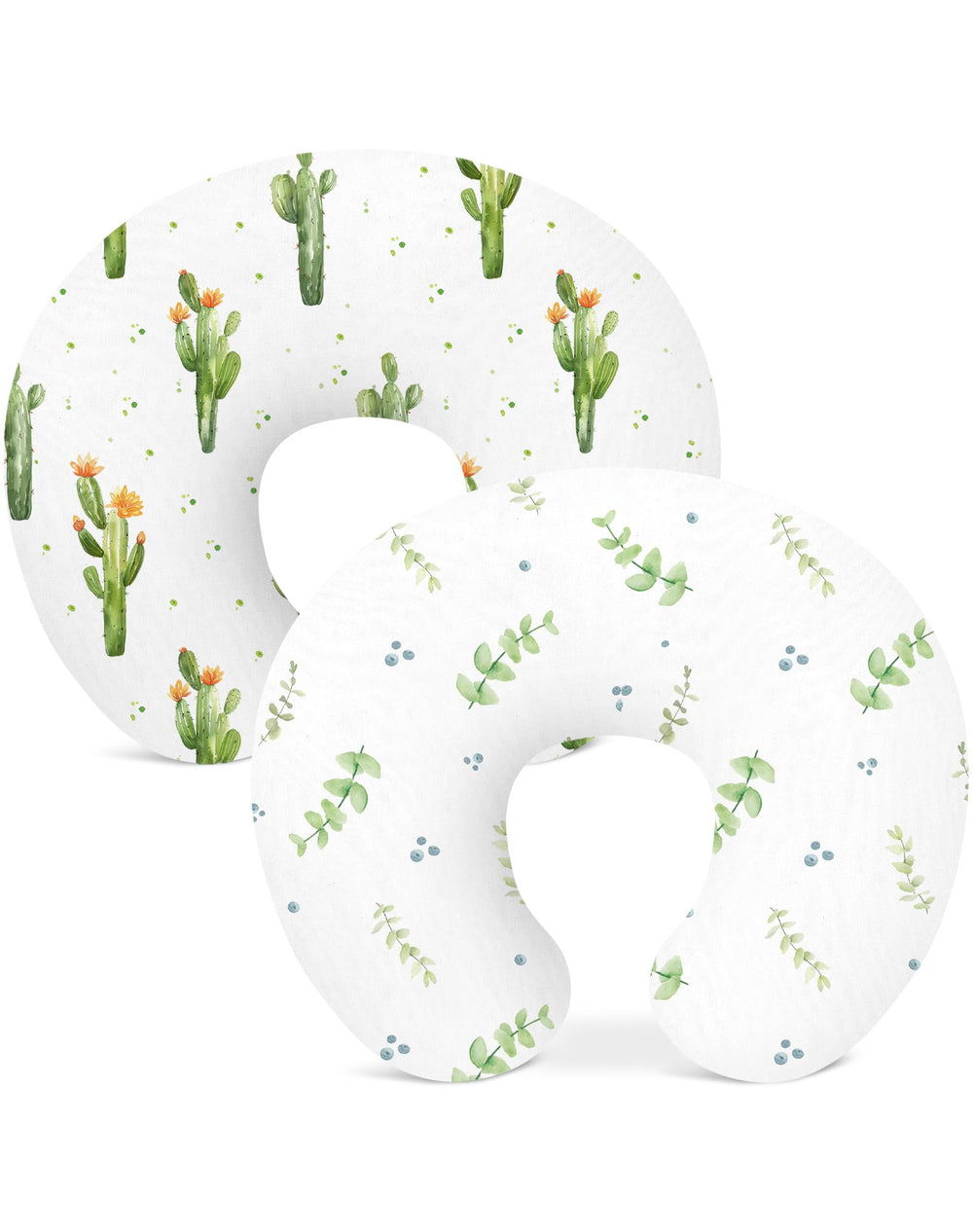 Woodiville nursing pillow cover in soft-stretchy material for baby's comfort.