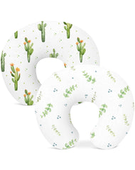 Woodiville nursing pillow cover in soft-stretchy material for baby's comfort.