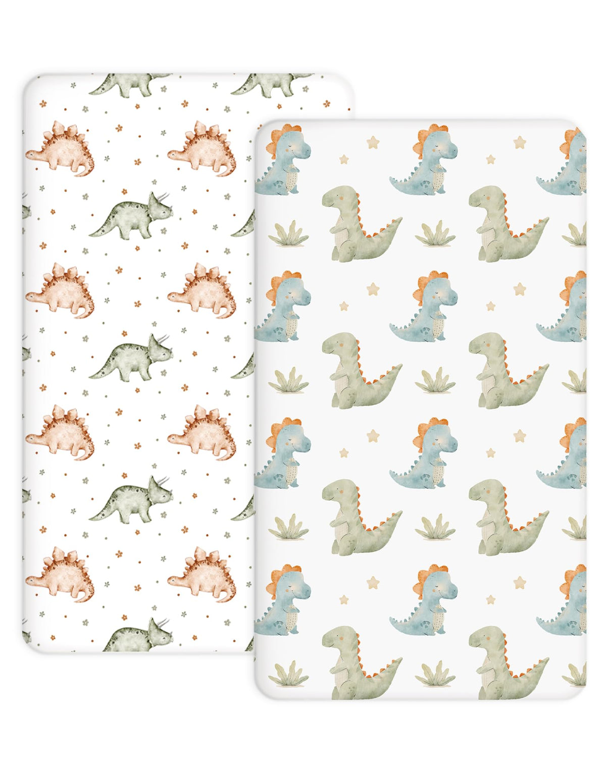 Woodiville pack n play sheets with jersey-knit fit for smooth, baby-friendly sleep.