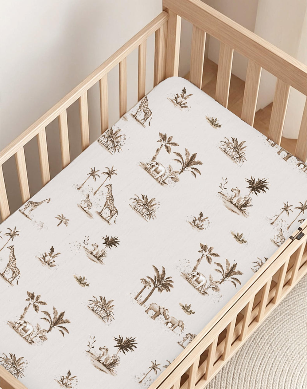 Woodiville Nature-Inspired sheets blend pattern with easy-care durability