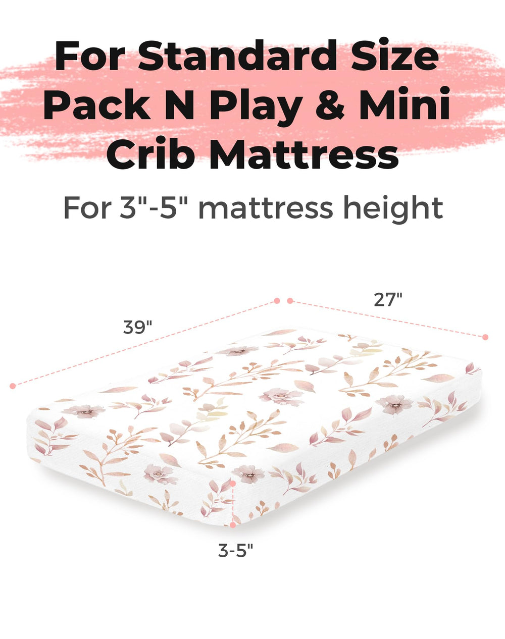 Woodiville Pack N Play Sheets Nature theme complements nursery decor while staying easy to clean.