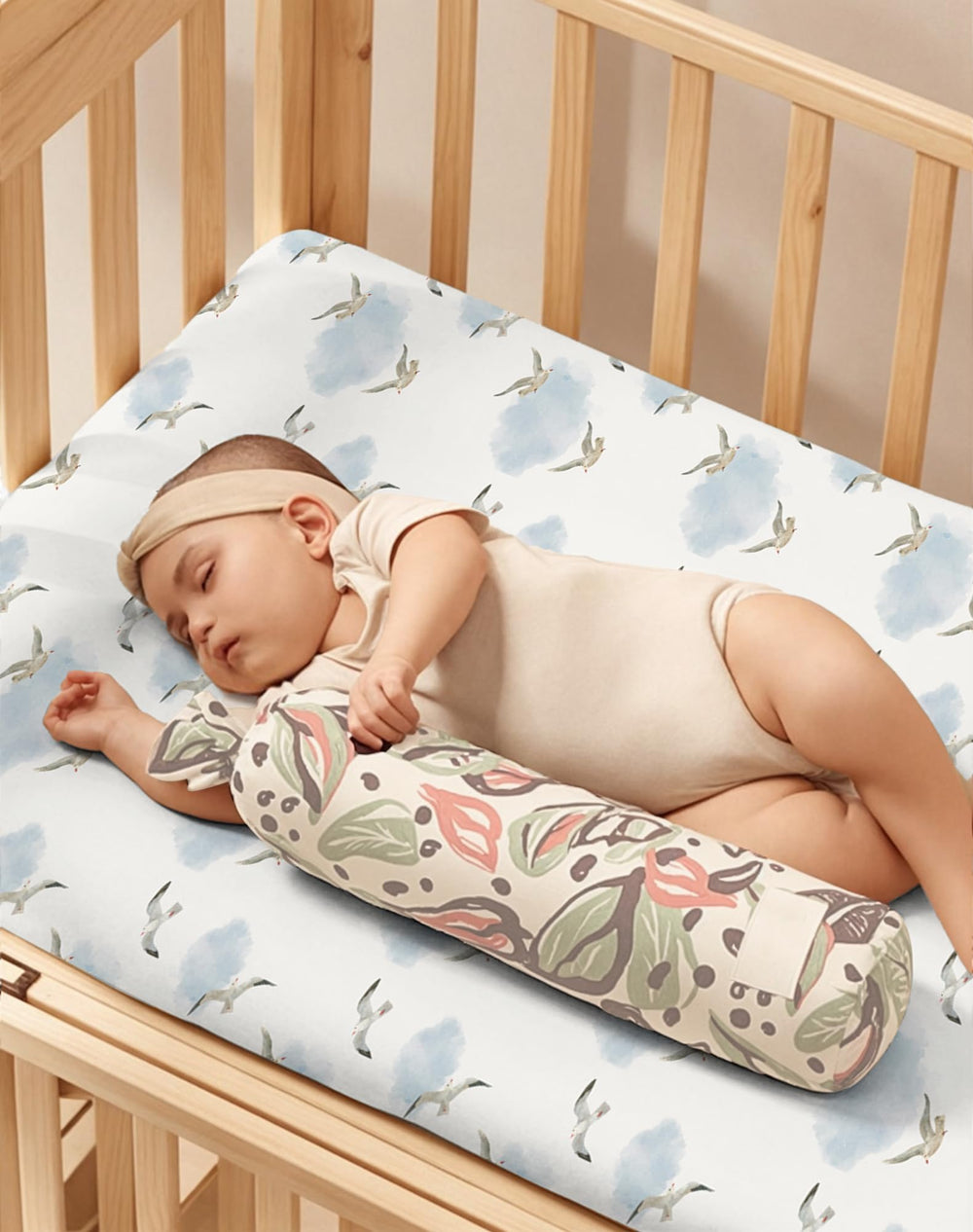 Woodiville space-pattern sheets offer playful design while remaining gender-neutral for flexible decor.
