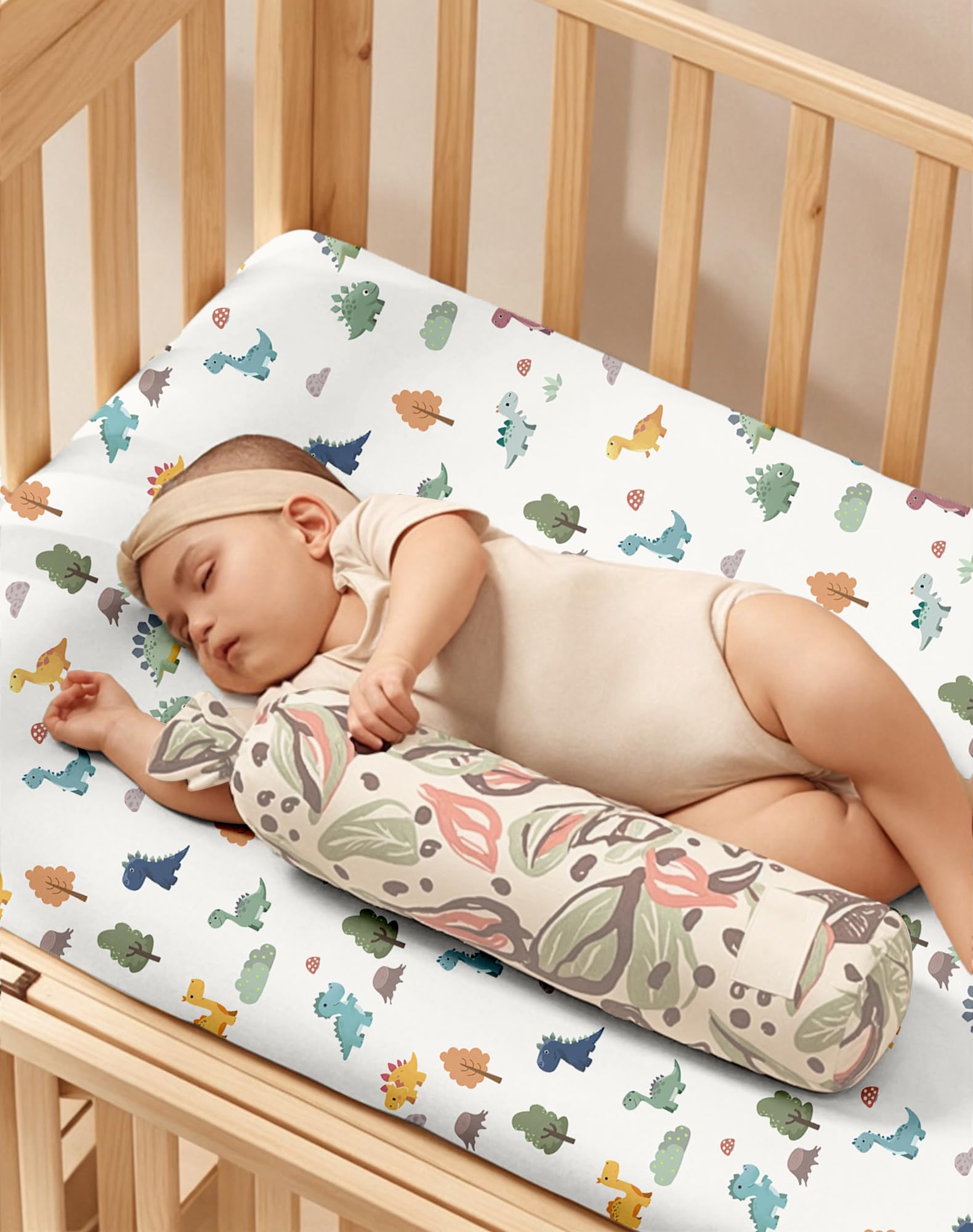 Woodiville stain-conceal design helps keep nursery sheets looking clean after washing.