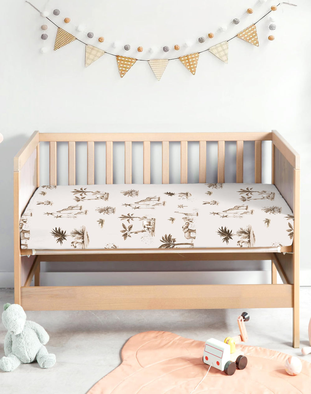 Woodiville Starry Space sheets provide a smooth surface for peaceful nights