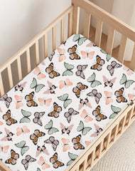 Woodiville Secure-elastic pack n play sheet stays flat and in place