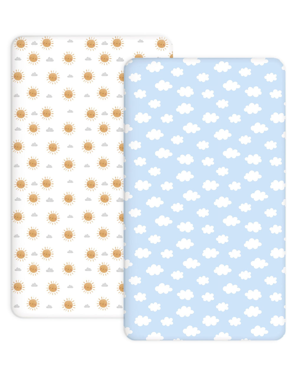 Woodiville Sunny Morning crib sheets show a breathable, soft surface for naps