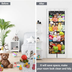 Woodoulogy door-hook and rod system secures the organizer for reliable hanging