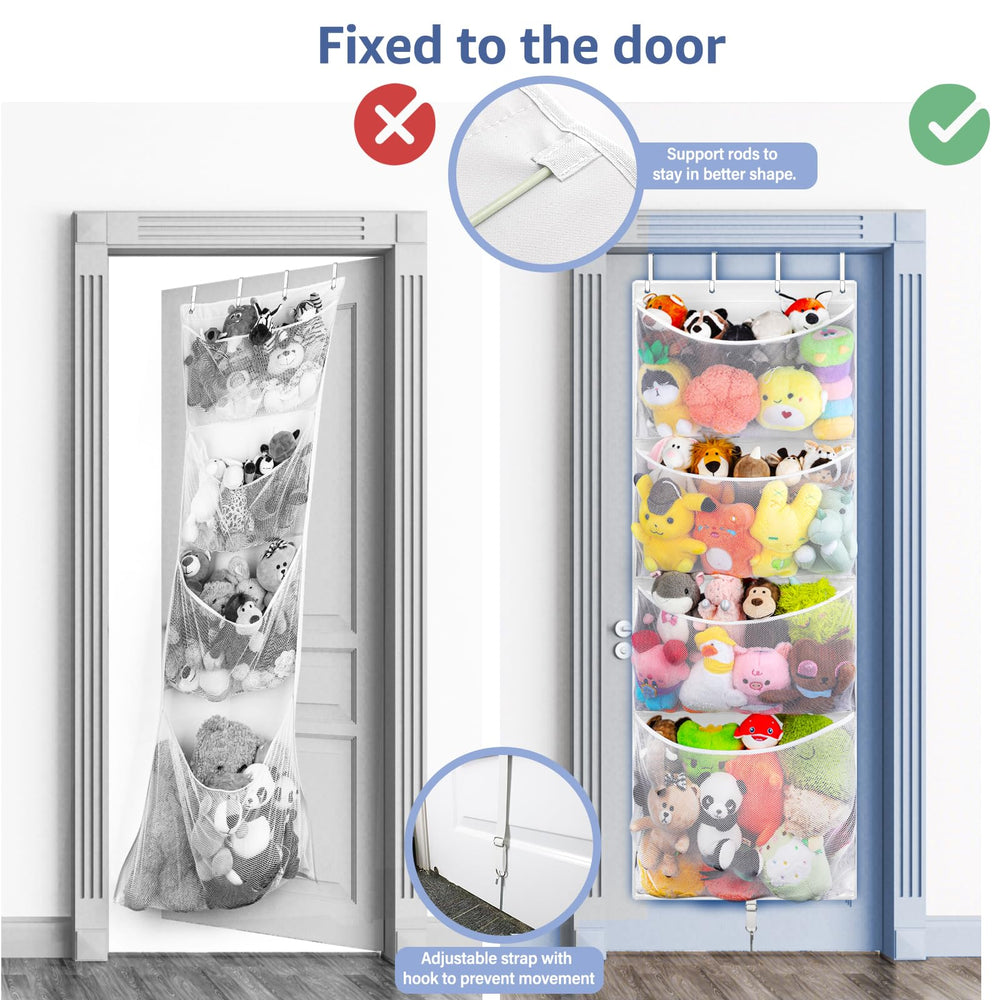 Woodoulogy behind-door storage saves floor space in small rooms