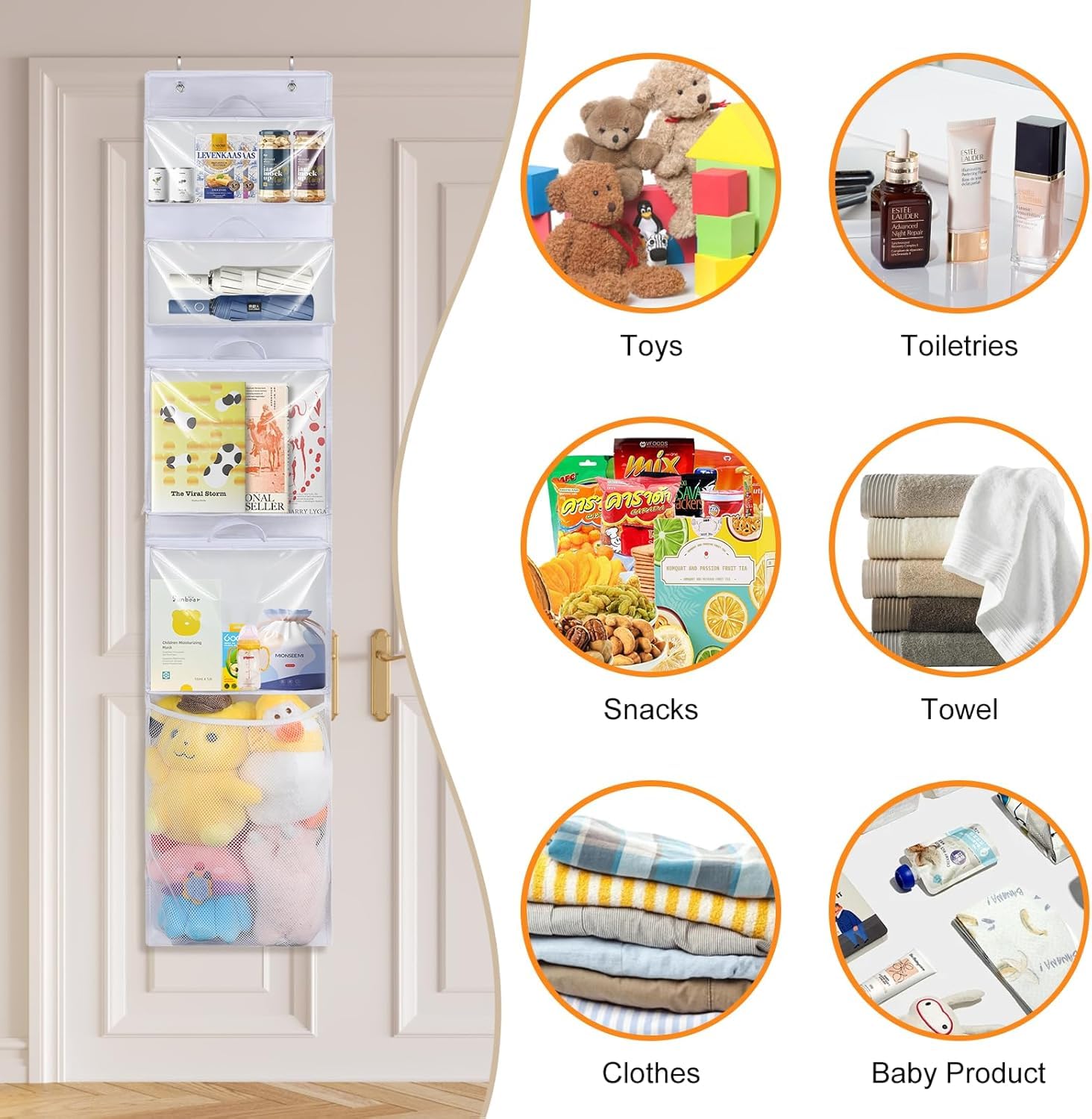 Woodoulogy door mounting fits in bedroom or playroom