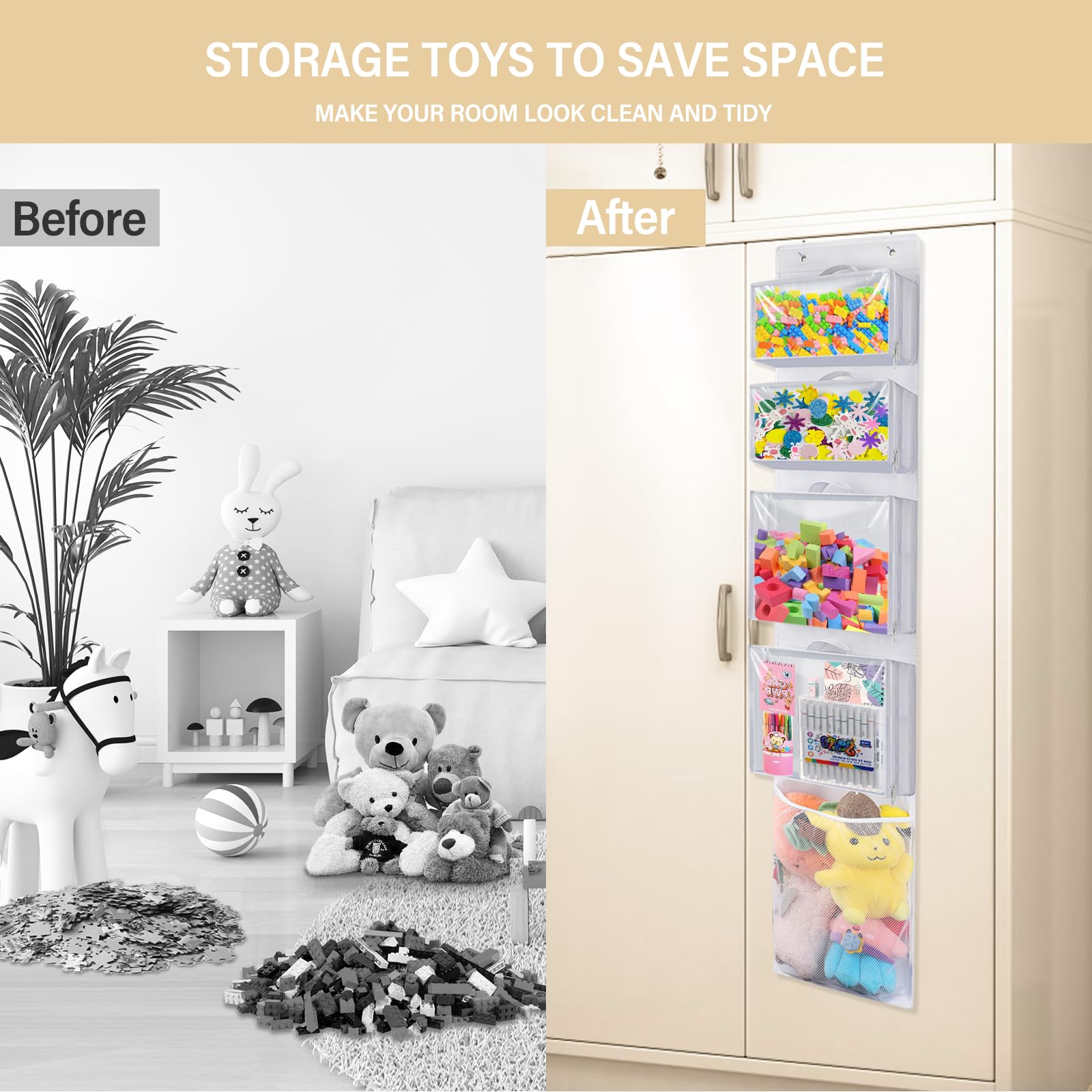 Woodoulogy two size design fits different toy sizes