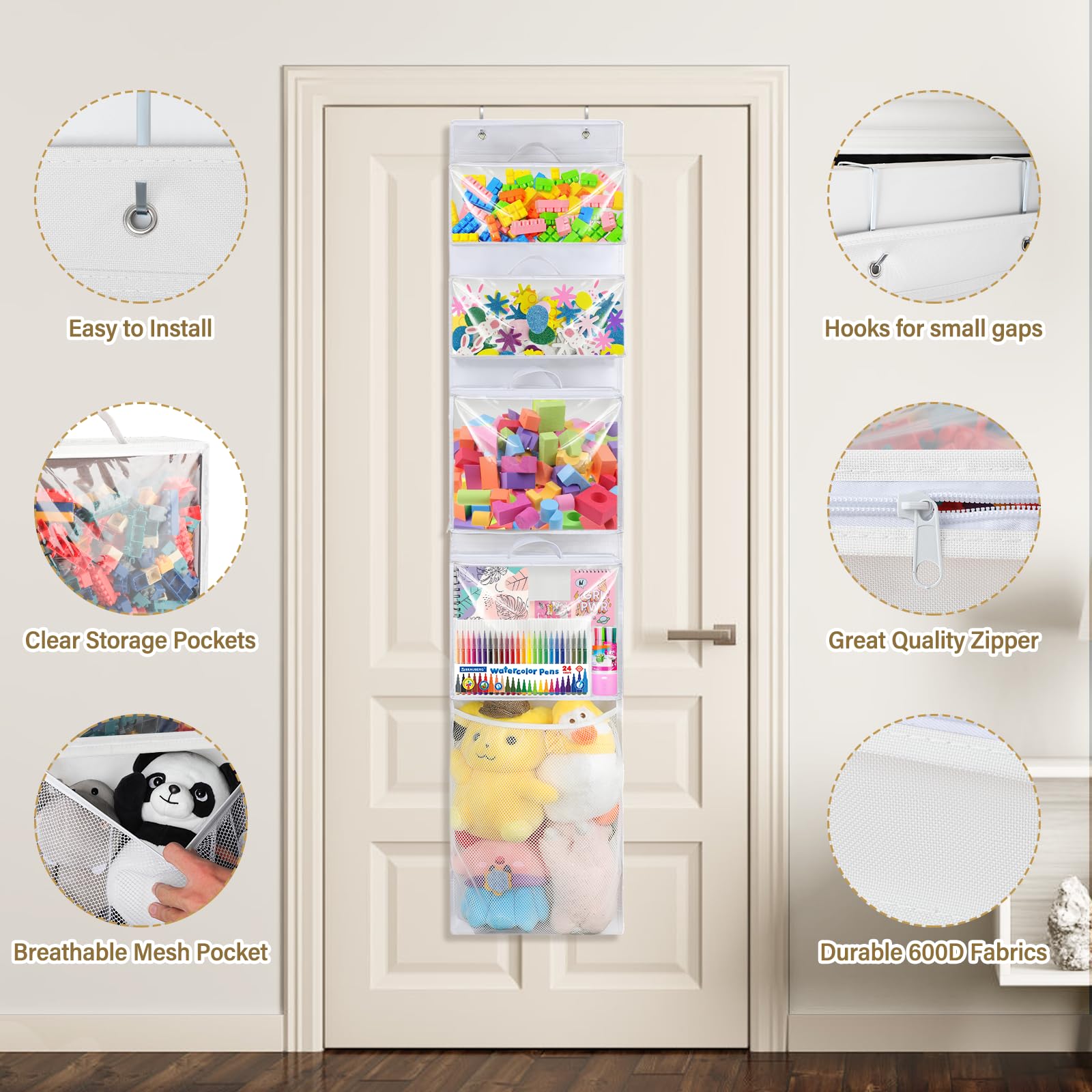 Woodoulogy zipper closure keeps small items secure