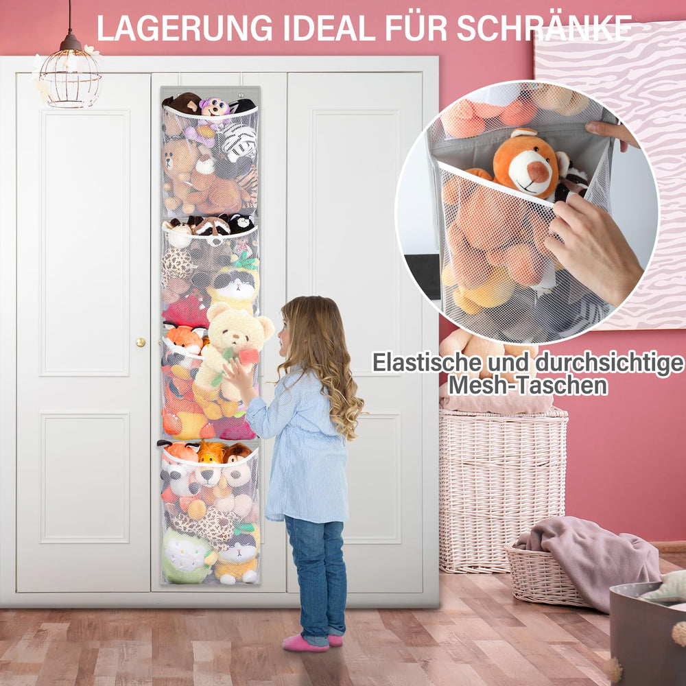Woodoulogy 12-inch wide design fits doors and closets.