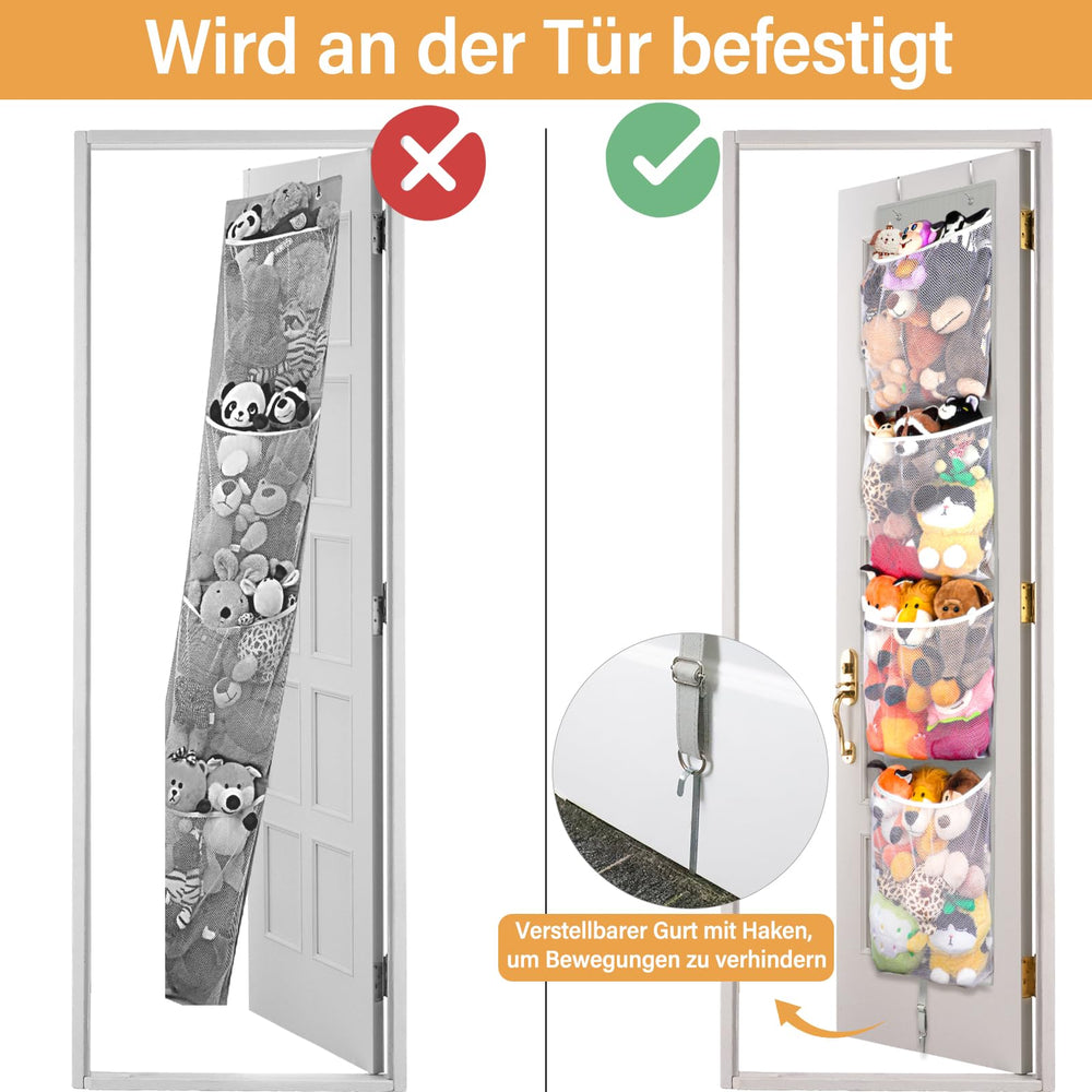 Woodoulogy bi-fold door compatible hanging organizer.