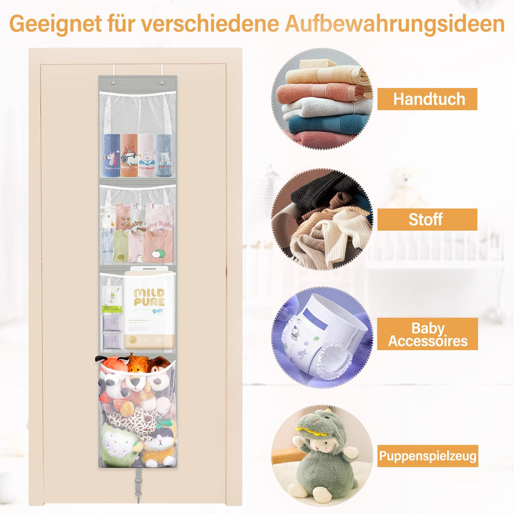 Woodoulogy space-saving solution for toys and clothes.