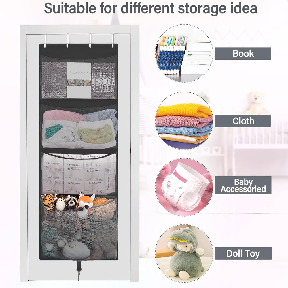 Woodoulogy versatile baby products storage supports diapers and soft items