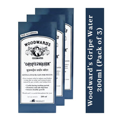 Woodwards Gripe Water 200ml pack-3 pour-bottle for quick use