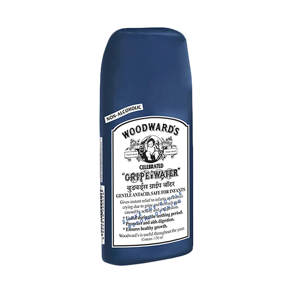 Woodward's Gripe Water ingredients with dill oil for gentle tummy comfort.