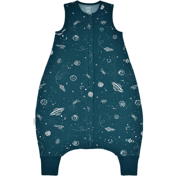 Woolino 4-Season sleep bag with space glow for gentle night-time visibility