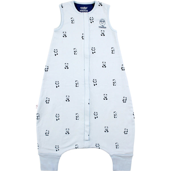 Woolino 4-season sleep bag panda feet keeps baby warm and safe during seasons.