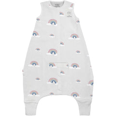 Woolino baby sleep bag with feet opening for mobility and comfort.