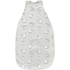 Woolino four-season sleep sack outer fabric closeup showing breathable outer layer