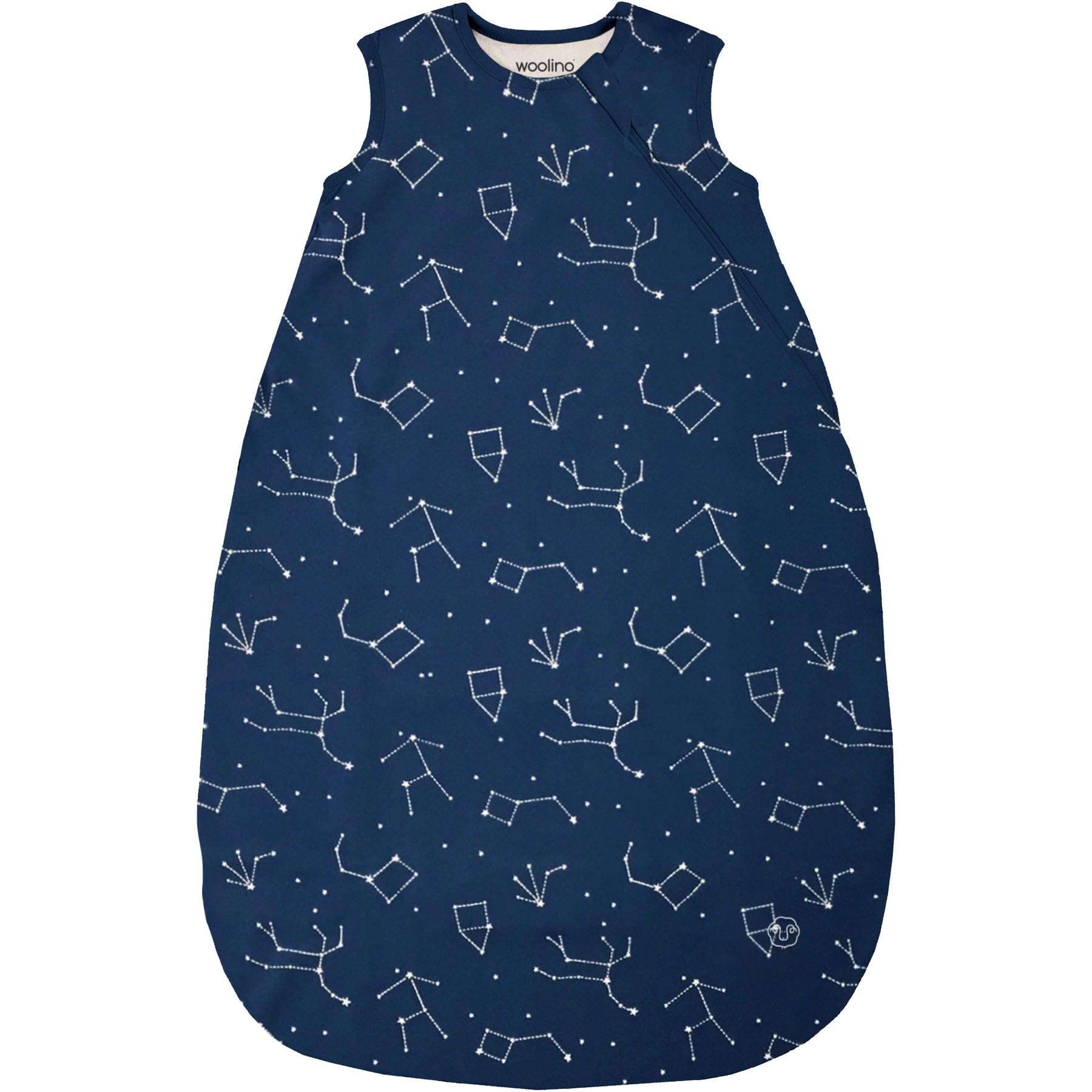 Woolino organic cotton outer close-up emphasizes breathable all-natural outer layer