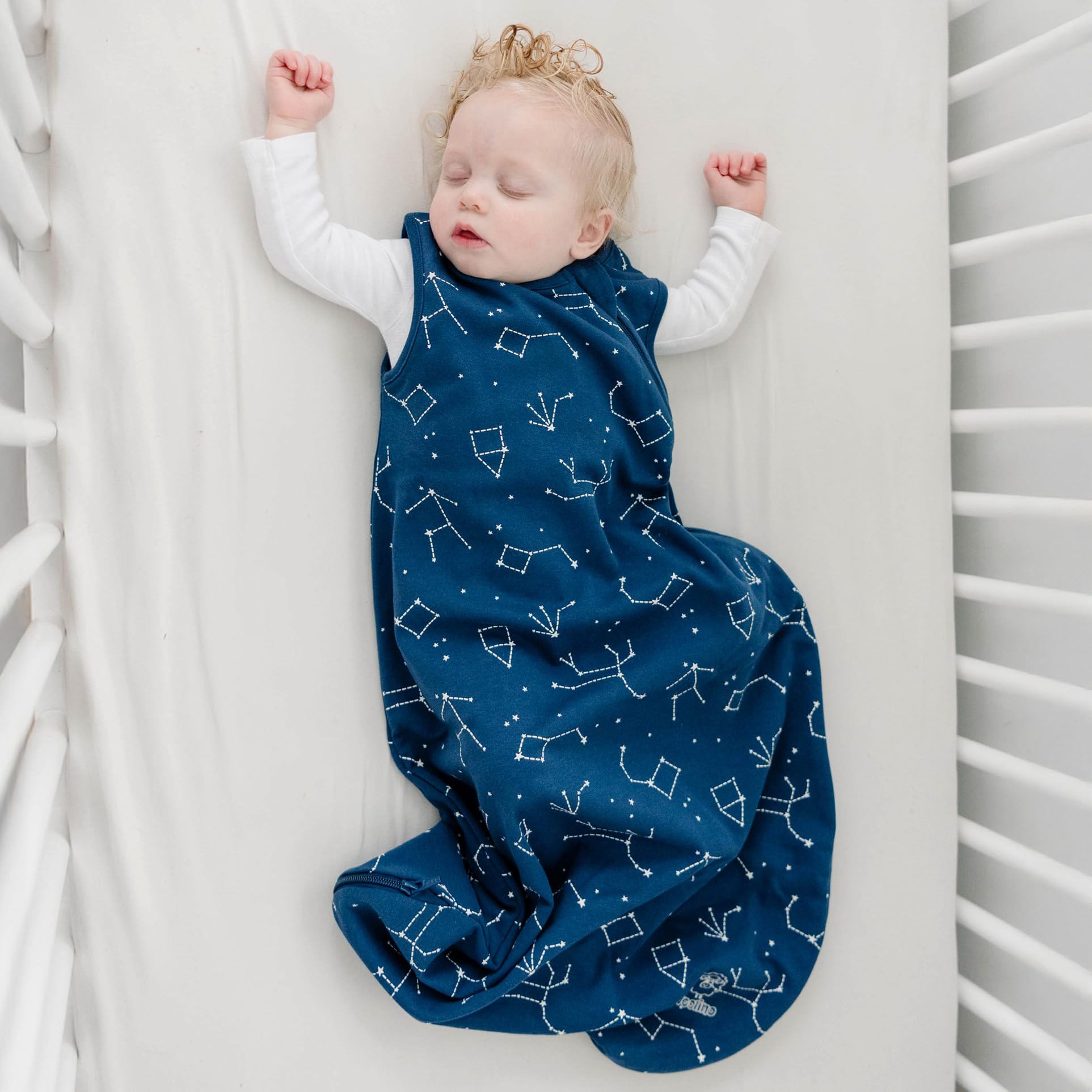 Woolino sleep bag flat-open view showcases generous sizing for comfort