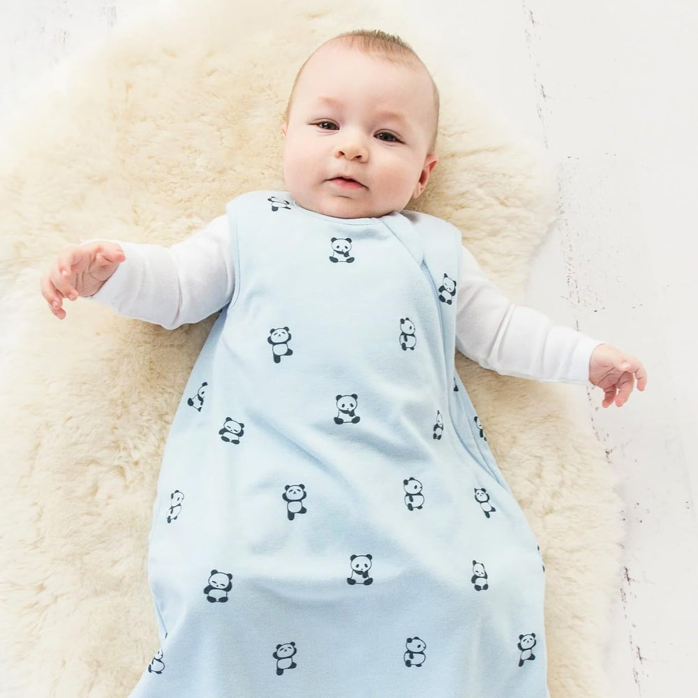 Woolino merino sleep bag interior showing breathable lining.