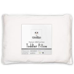 Woolino Toddler Pillow shows breathability for cooler, calmer naps.