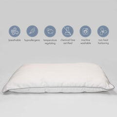 Woolino Toddler Pillow is ideal for travel and quick rests.
