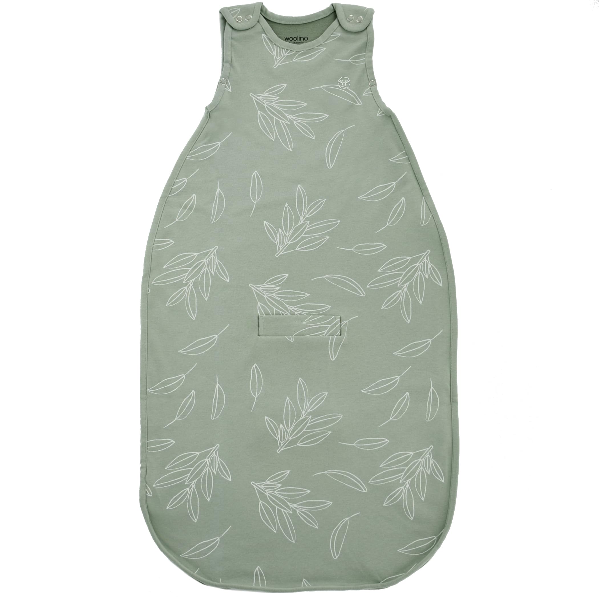 Woolino Toddler Sleeping Bag with merino wool lining for year-round comfort