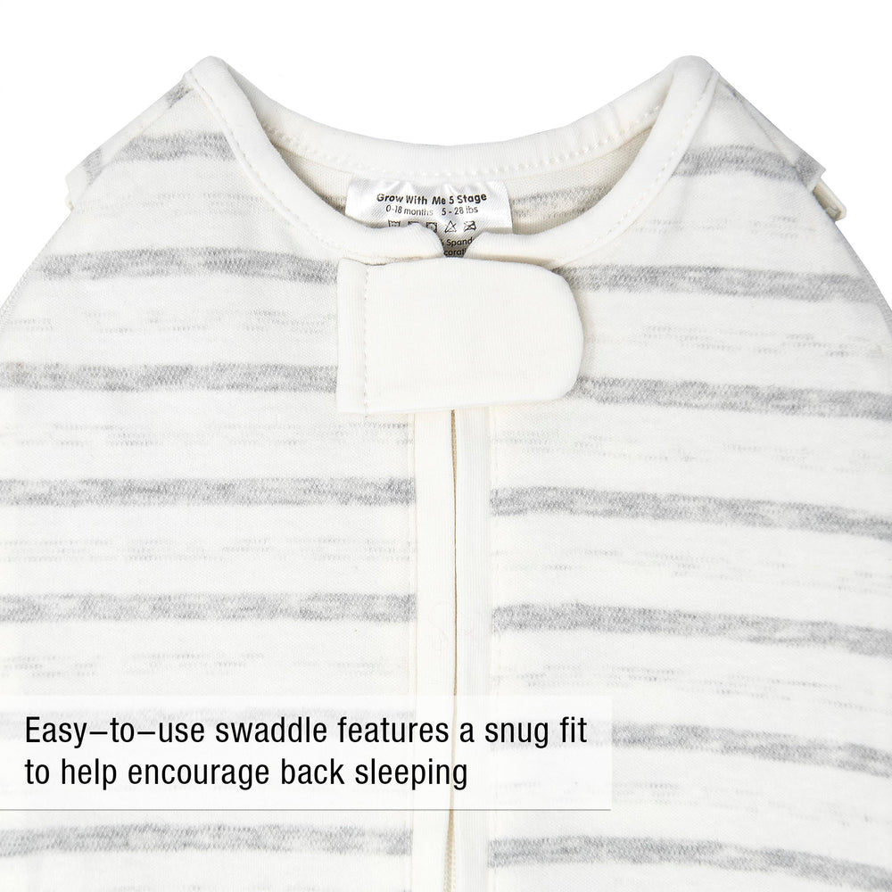 Woombie Grow With Me Stage Three arms-free sleeper enables natural arm movement.