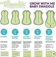 Woombie Grow With Me Stage Two wearable blanket supports longer wear while maintaining comfort.