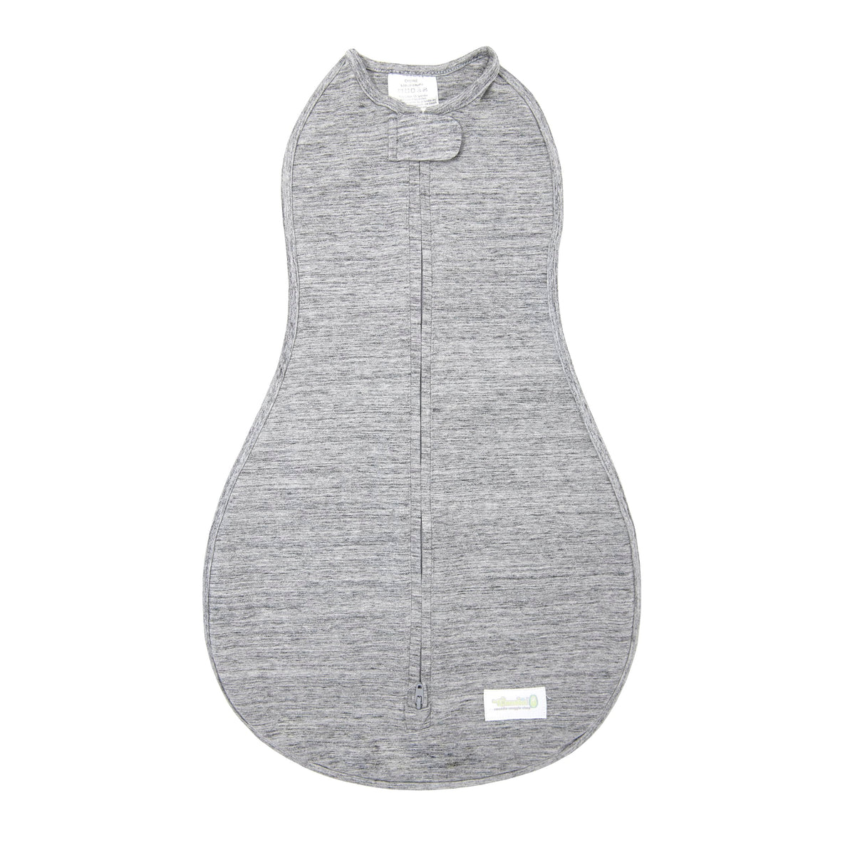 Woombie Original Swaddle Twilight Heather Gray offers breathable newborn comfort.
