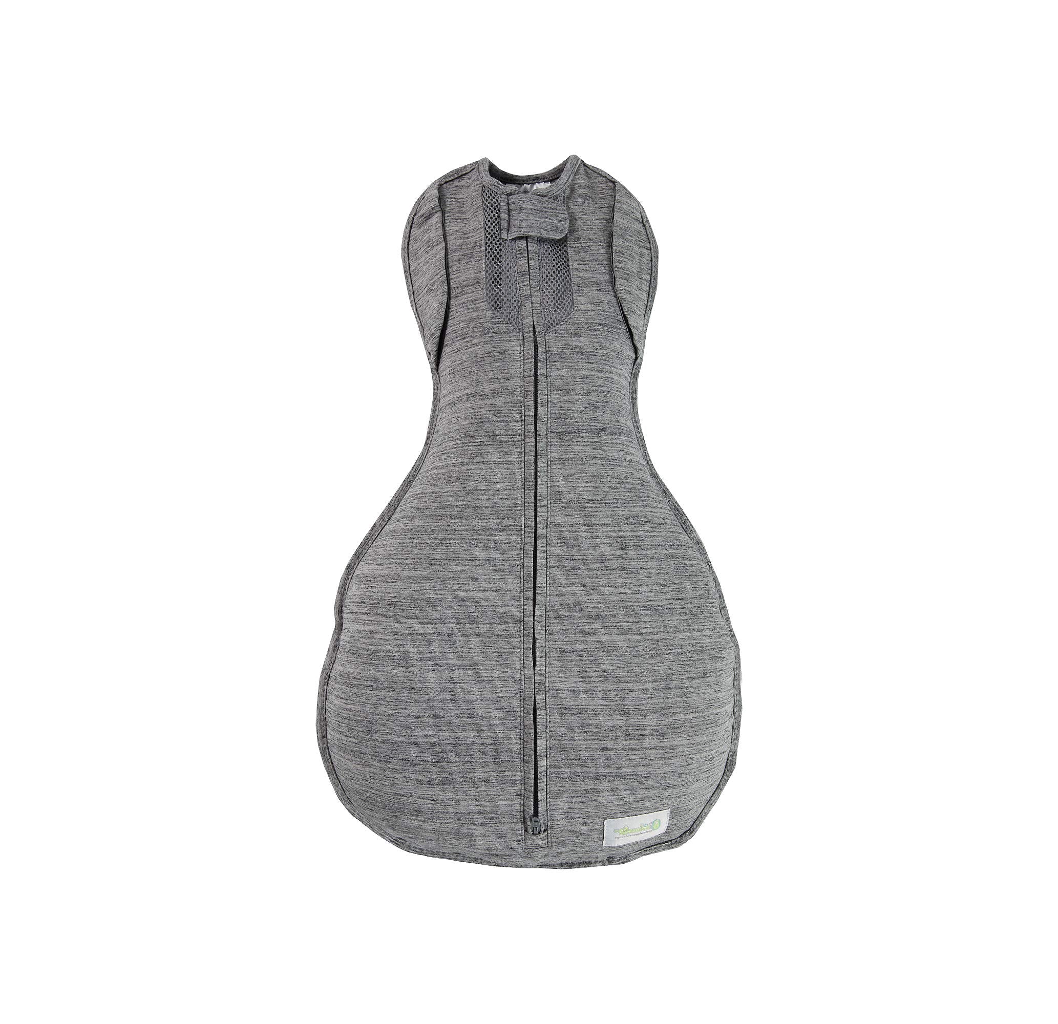 Woombie breathable cotton-spandex blend for light, flexible comfort.