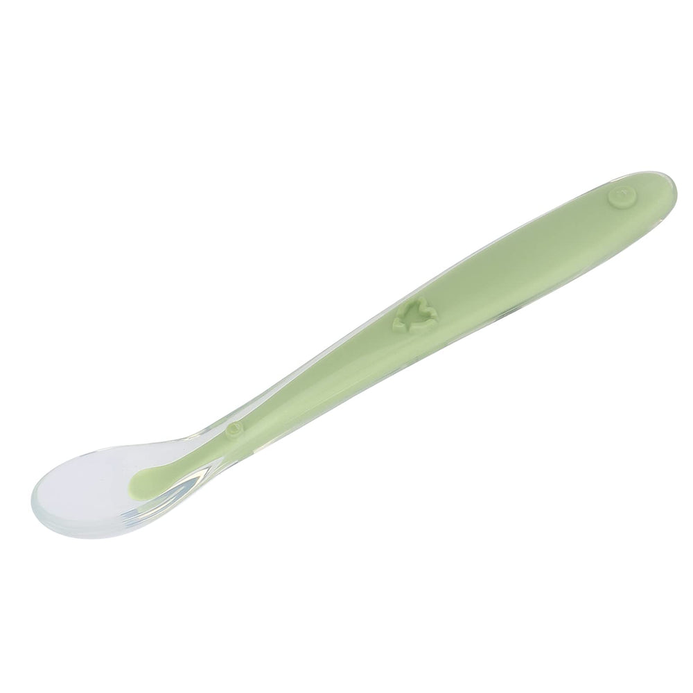 Worem Baby Silicone Spoon with full-wrap design for gentle feeding
