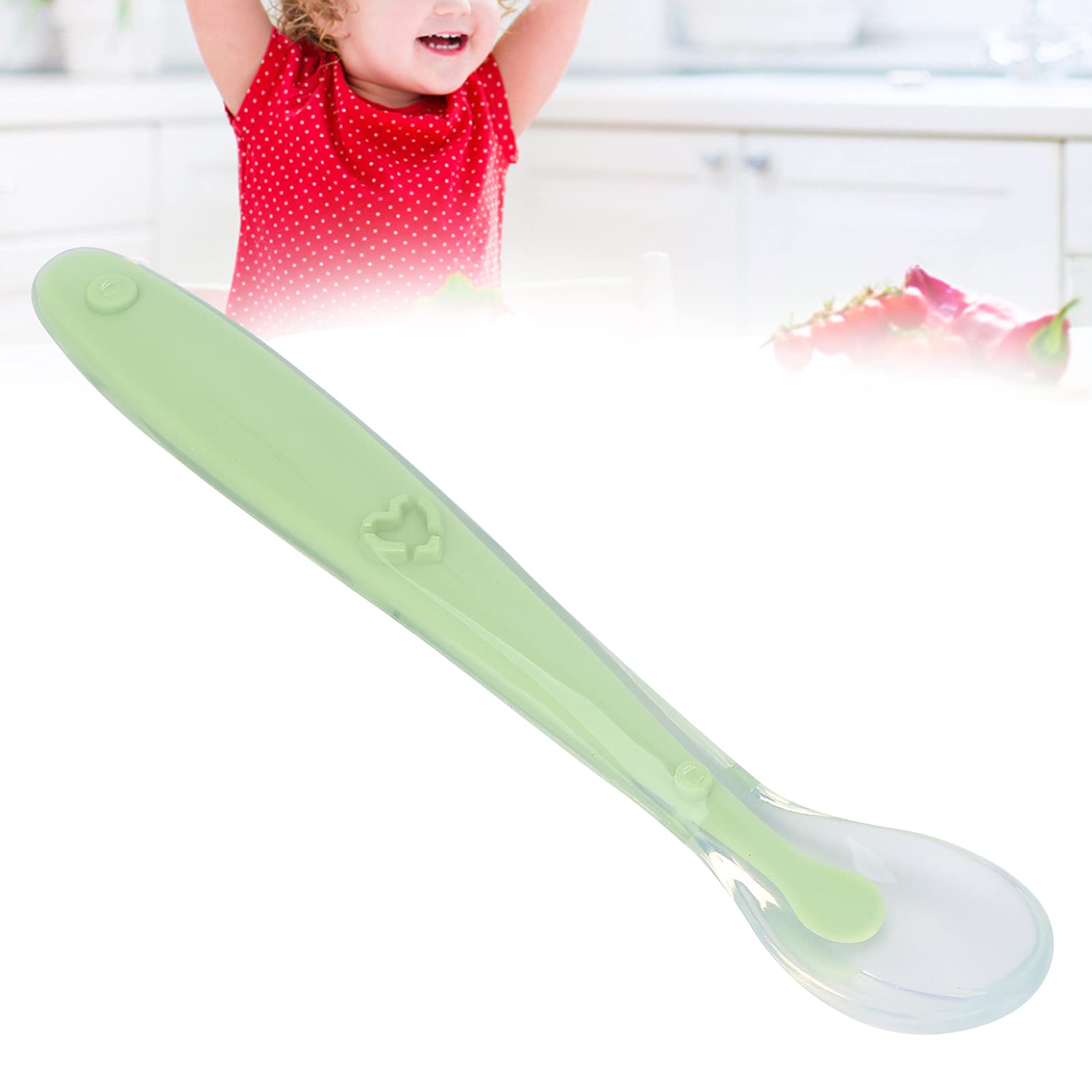 Worem spoon features soft-mouthfeel for comfortable feeding sessions